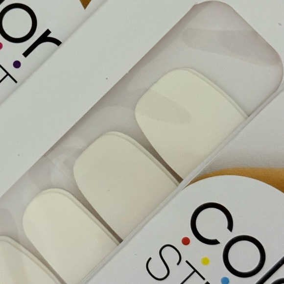 Color Street Other - New Color Street “Swiss and Tell” Creme White Solid Nail Strips